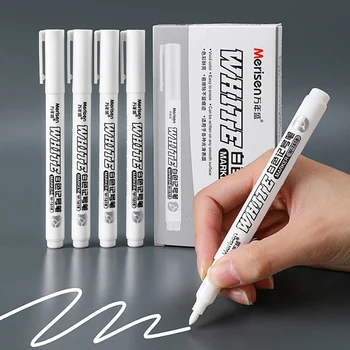 1 шт. белый маркер на масляной основе, быстросохнущий, водонепроницаемый, для рисования шин, ручка для граффити, ручка для ремонта краски, маркировочная ручка