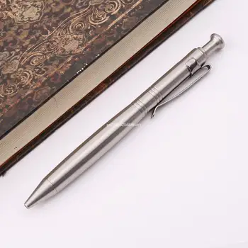 Роскошная шариковая ручка для офиса из нержавеющей стали и латуни для офиса и школы